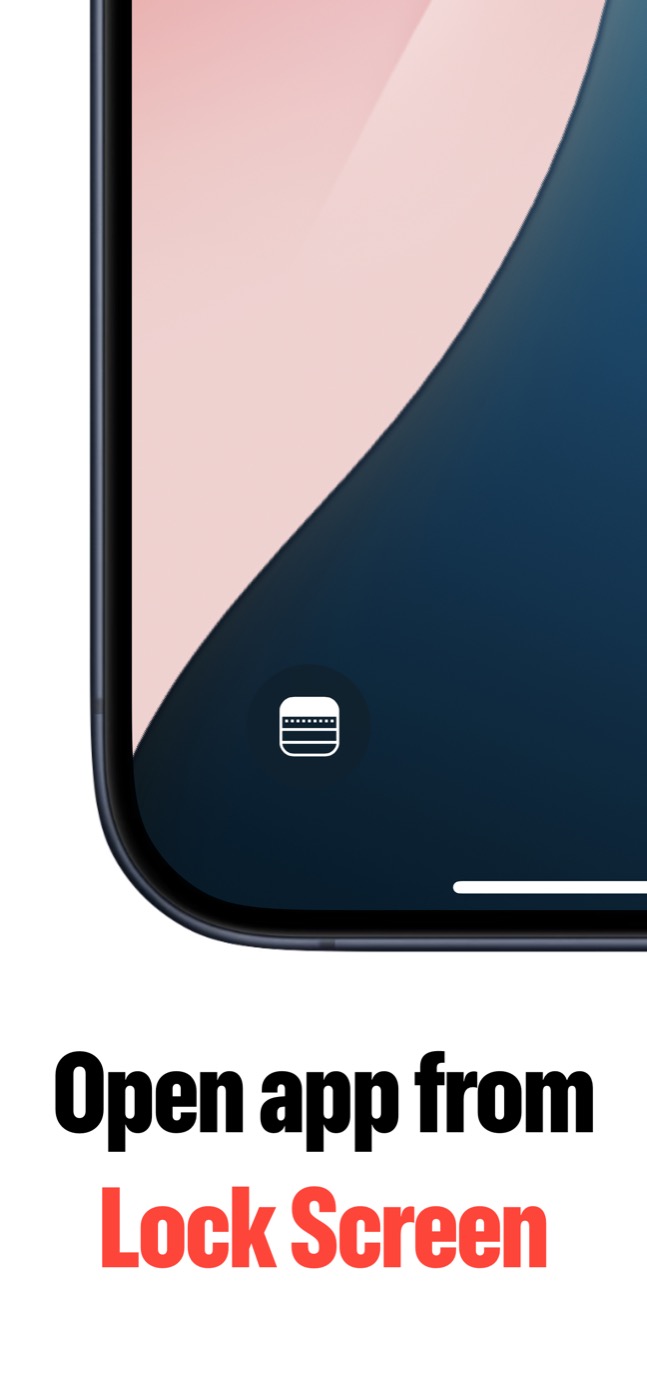 Lock Notes screenshot showing quick access from the iPhone Lock Screen